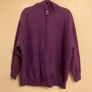 JMS Women's Purple Zip Up Hoodie - Plus Size 3X